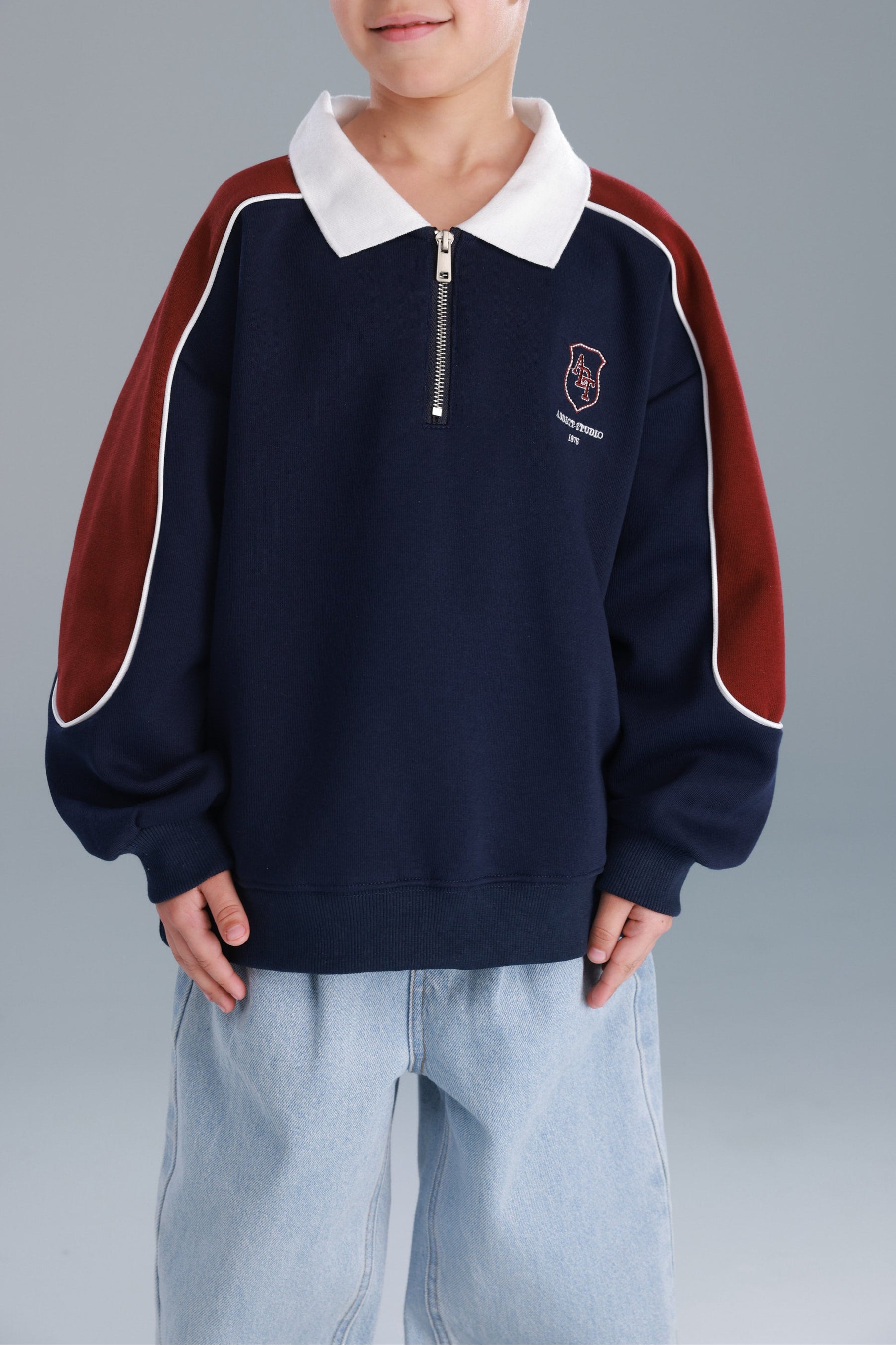 סוויטשירט לין נייבי