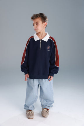 סוויטשירט לין נייבי