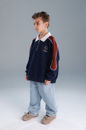 סוויטשירט לין נייבי