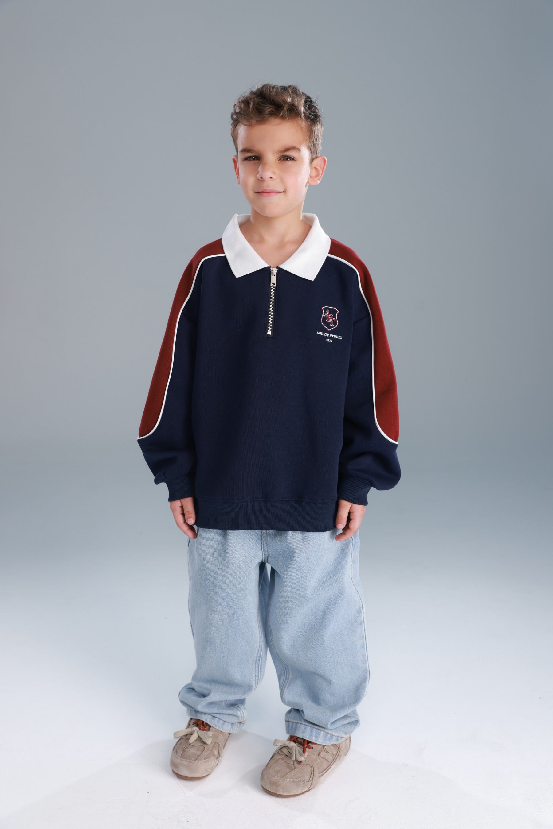 סוויטשירט לין נייבי