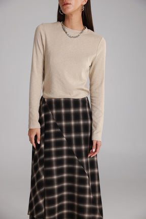 חולצת ג'יני בז'