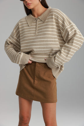 חצאית שיינה חומה