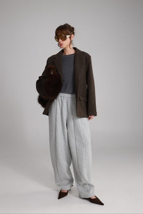 מכנסי אייבי אפור בהיר