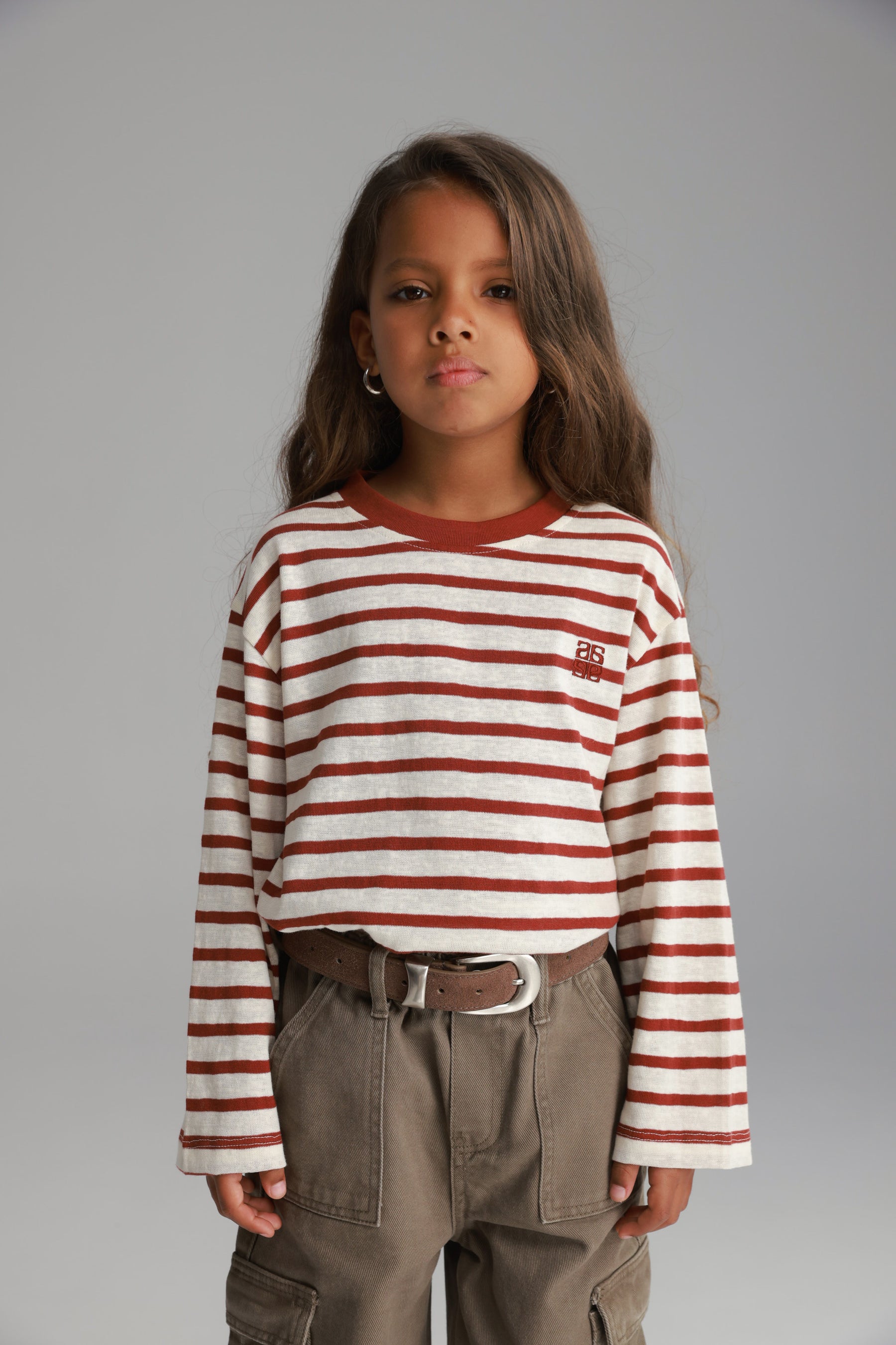 חולצת ניאו שמנת/בורדו