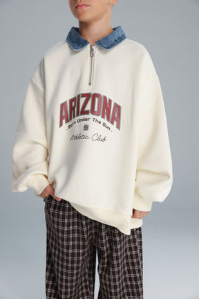 סוויטשירט דורי שמנת