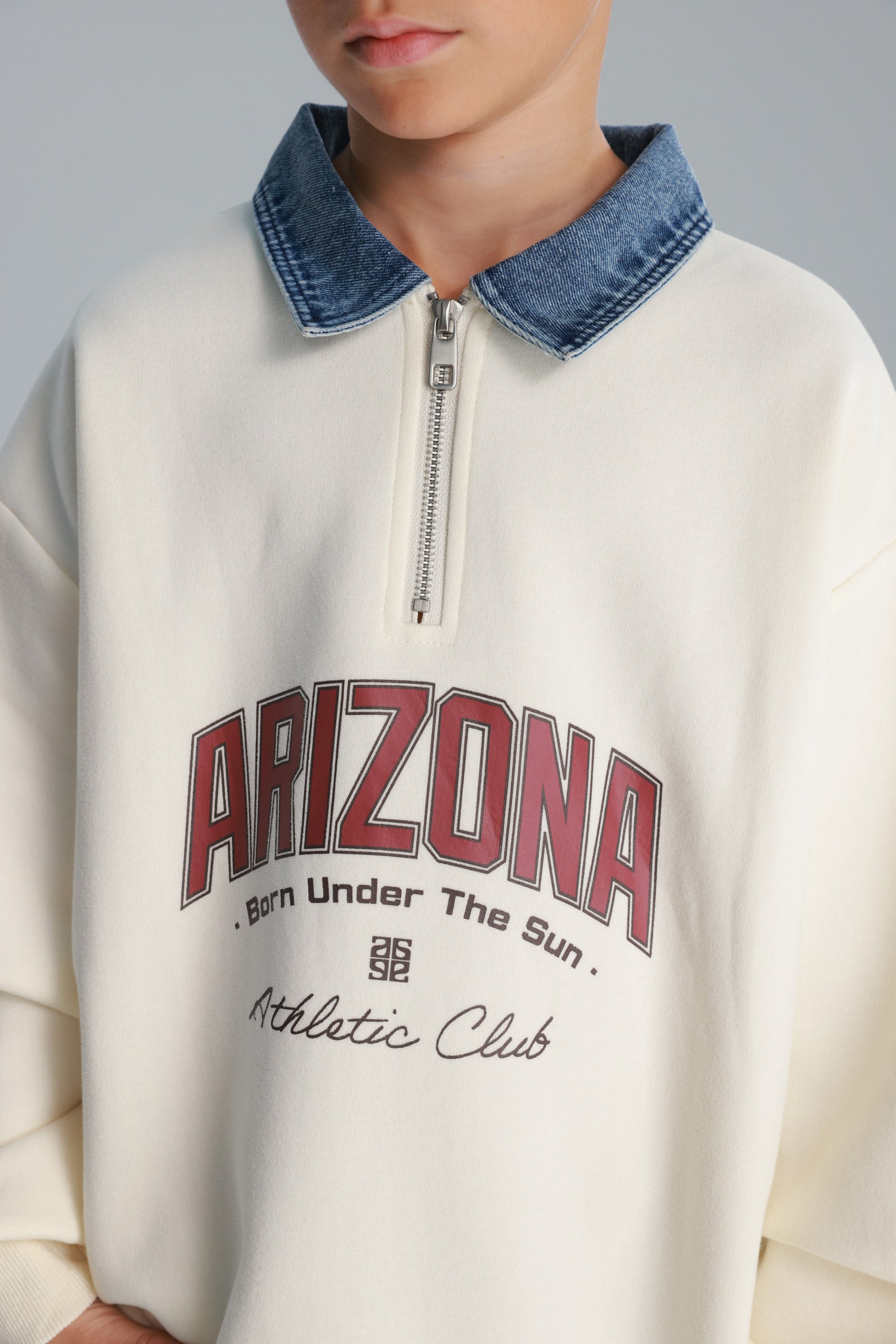 סוויטשירט דורי שמנת