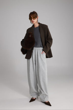 מכנסי אייבי אפור בהיר