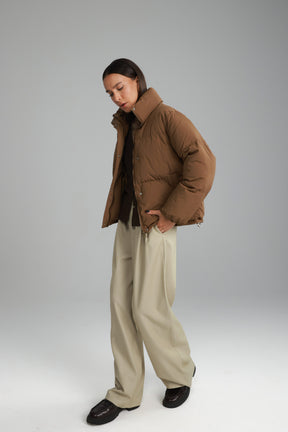 מעיל דון חום כהה