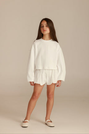 חולצת מייפל לבנה