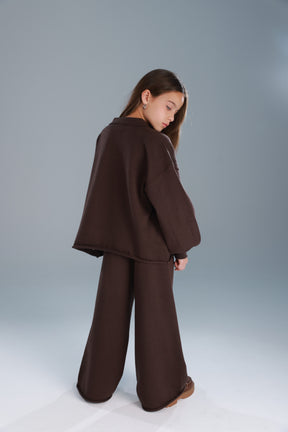 חליפת מונרו חומה