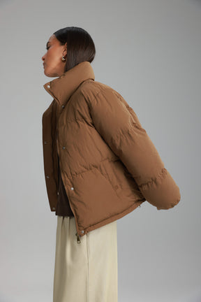 מעיל דון חום כהה