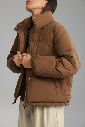 מעיל דון חום כהה