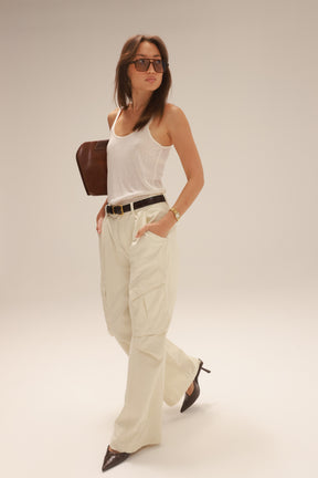 מכנסי דגמ"ח ניקו שמנת