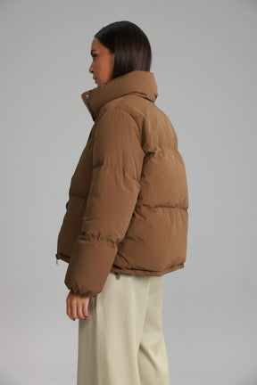 מעיל דון חום כהה