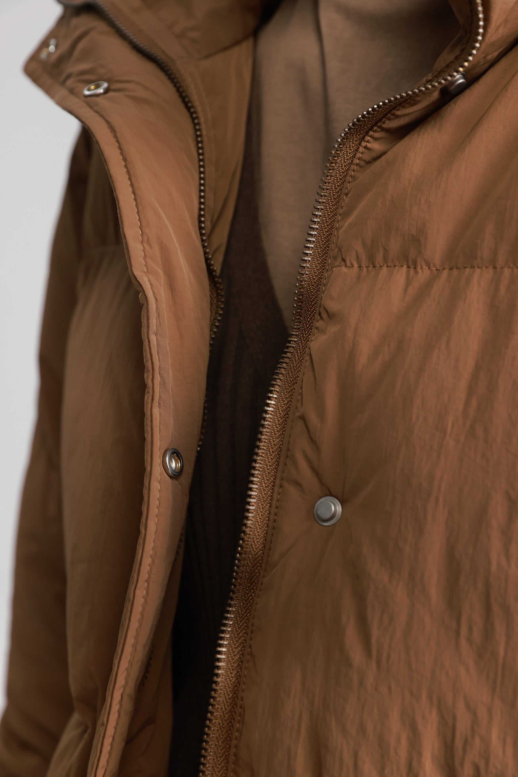 מעיל דון חום כהה