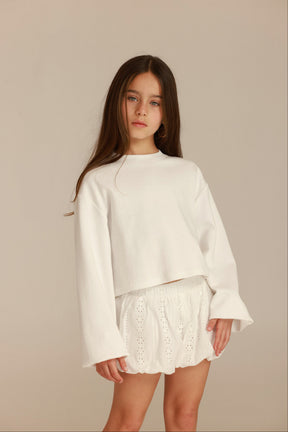 חולצת מייפל לבנה