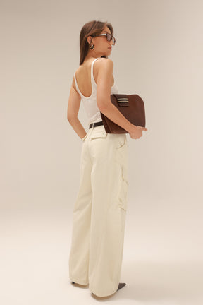 מכנסי דגמ"ח ניקו שמנת