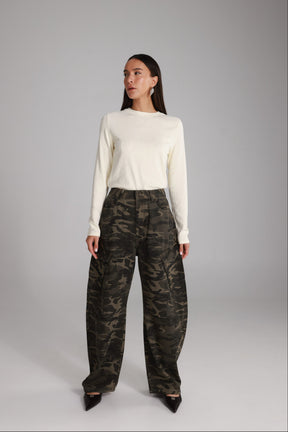 חולצת ג'יני שמנת