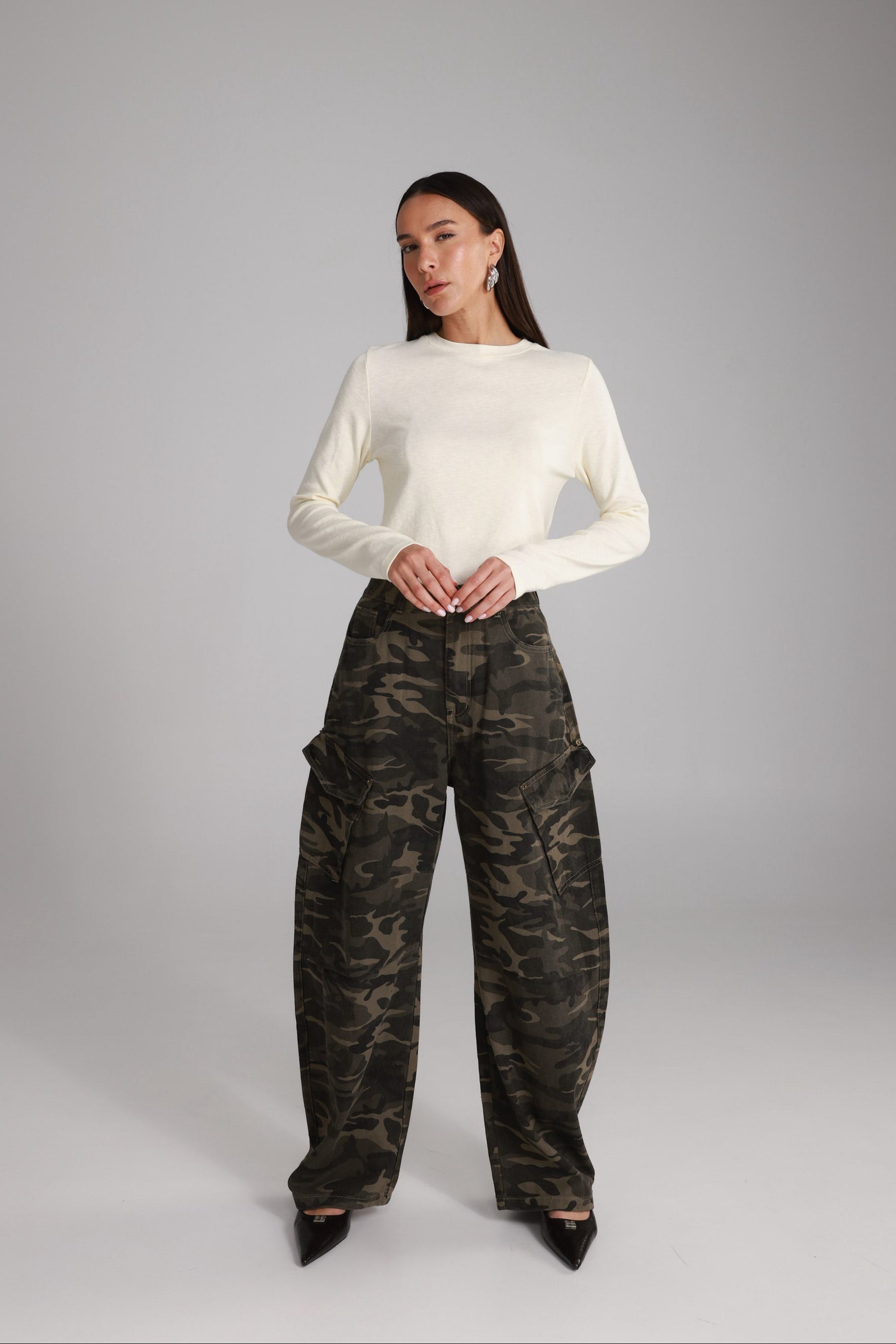 מכנסי ג'סמין חאקי