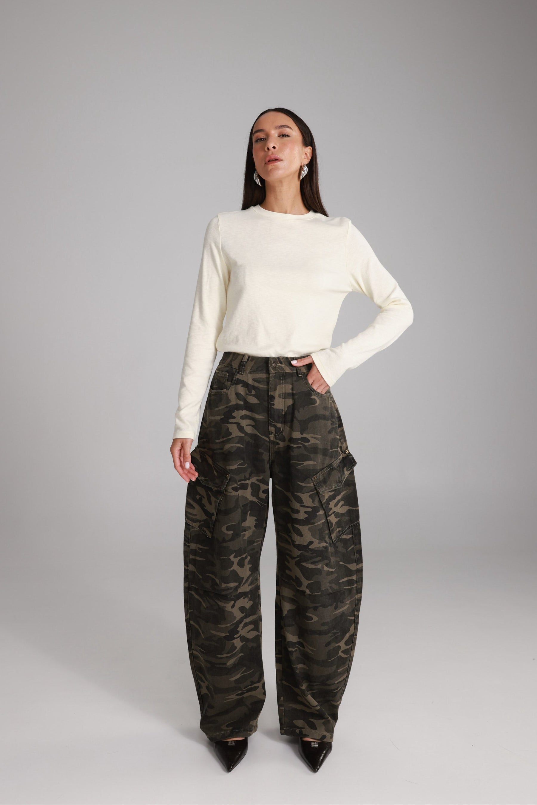 מכנסי ג'סמין חאקי