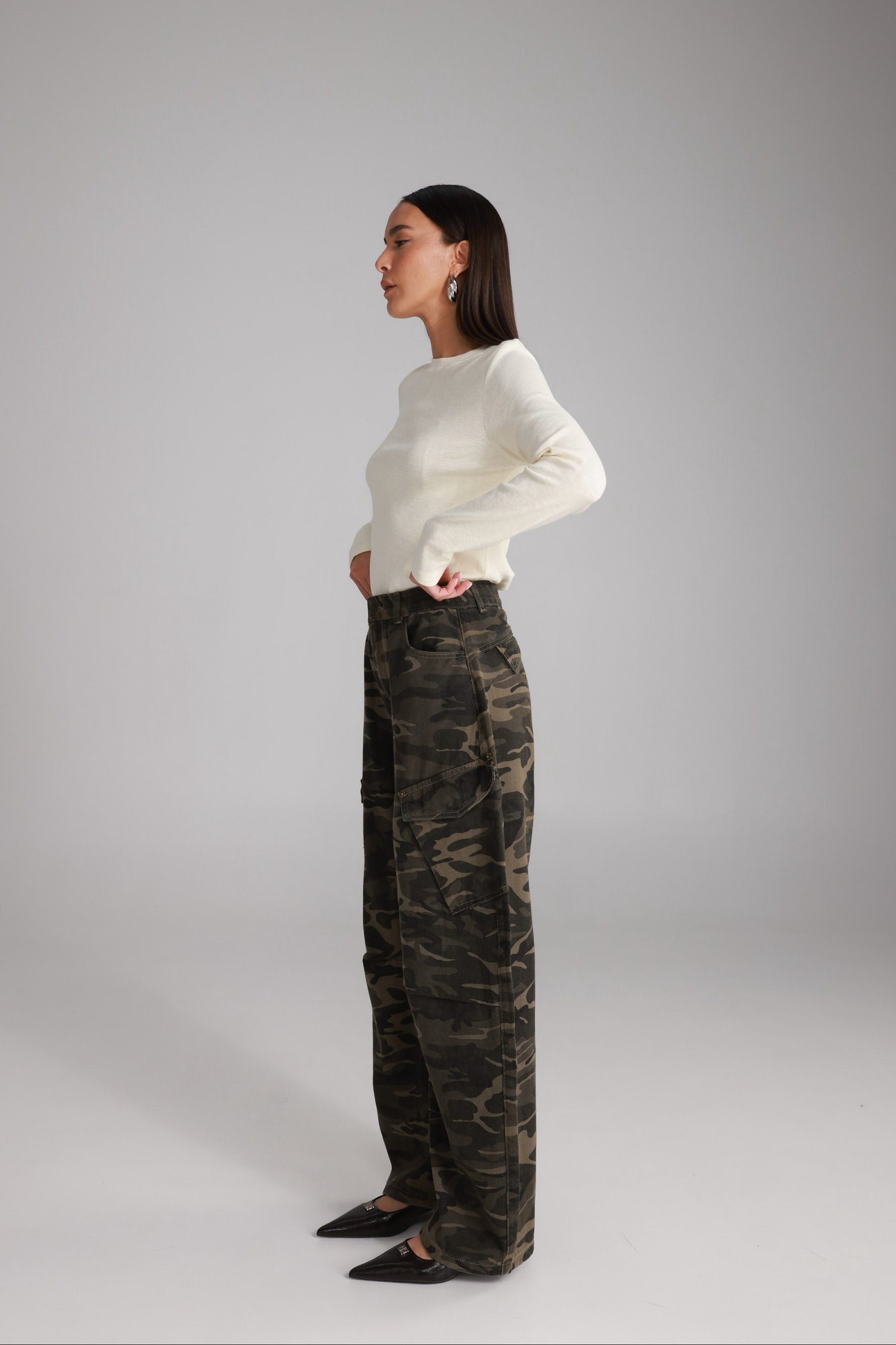 מכנסי ג'סמין חאקי