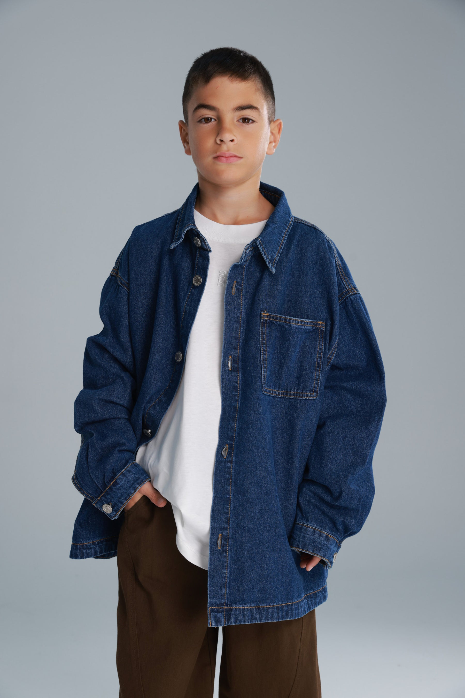 חולצת ג'ינס מייסון כחולה