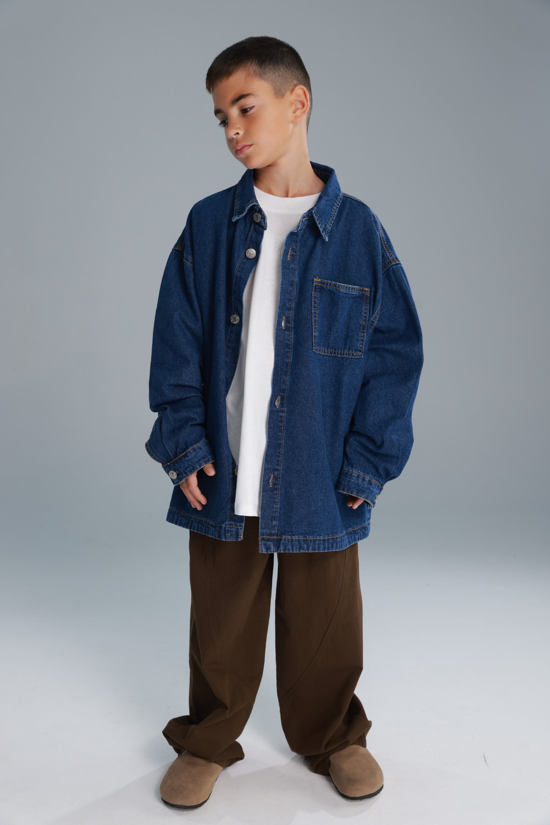 חולצת ג'ינס מייסון כחולה