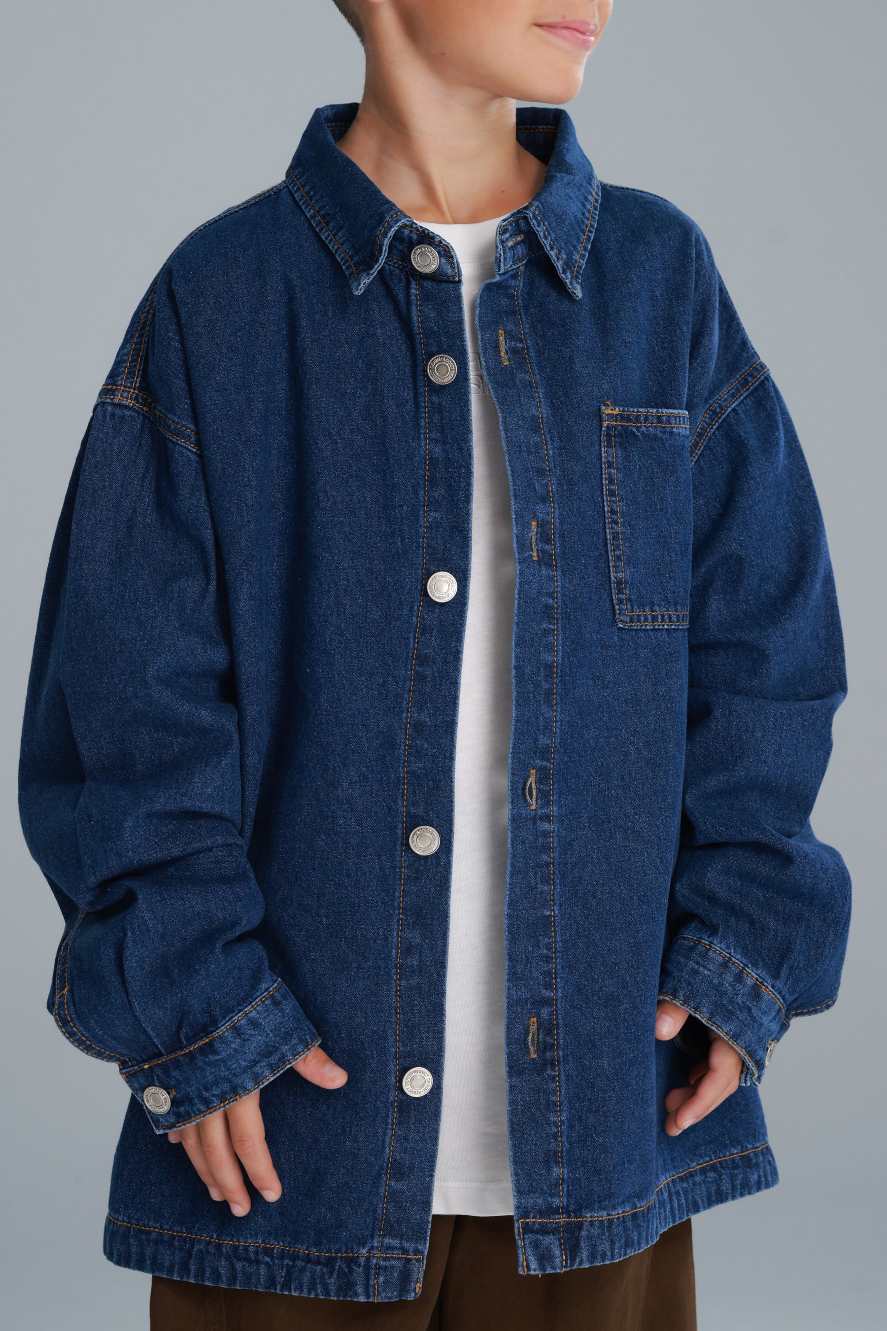 חולצת ג'ינס מייסון כחולה