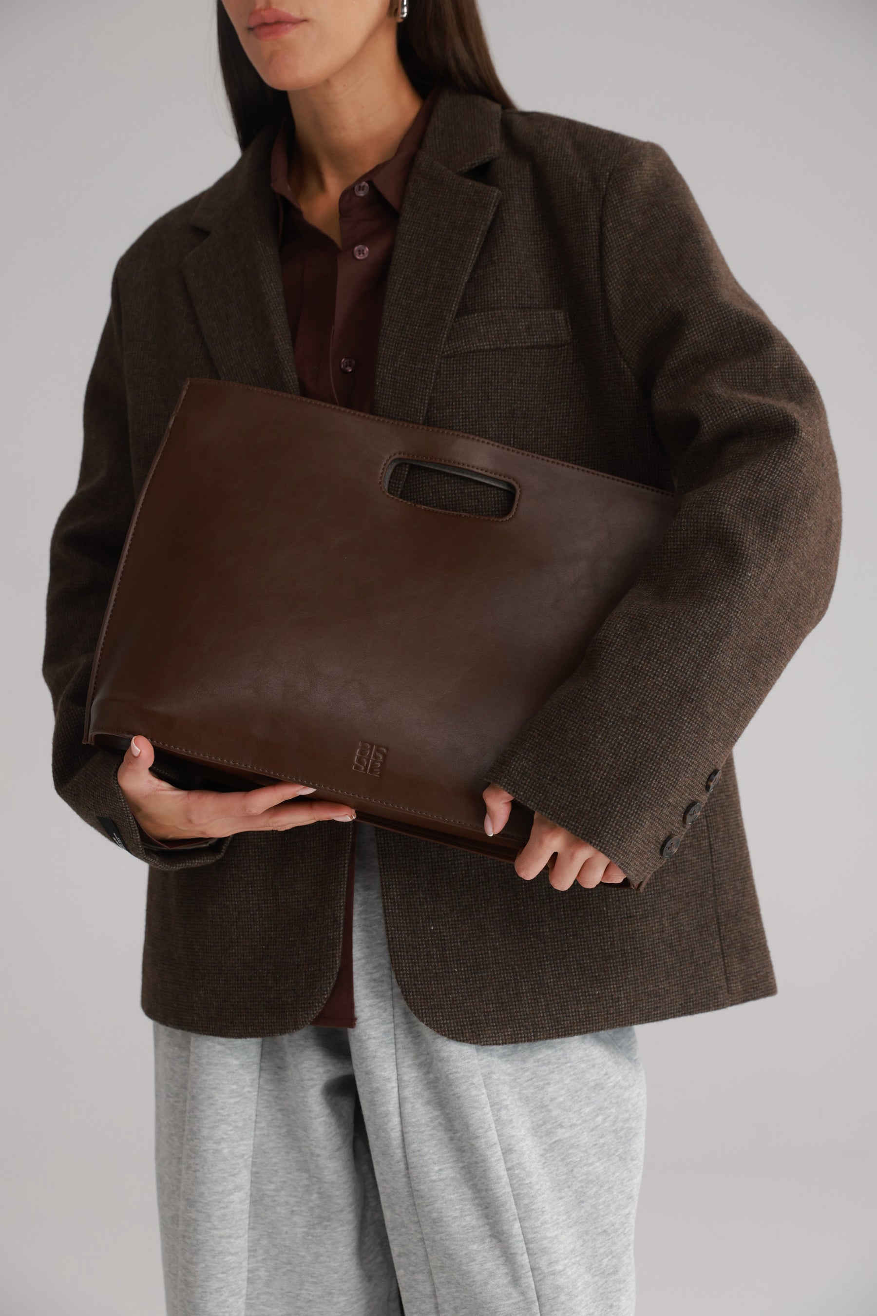 תיק אוליבר חום גדול