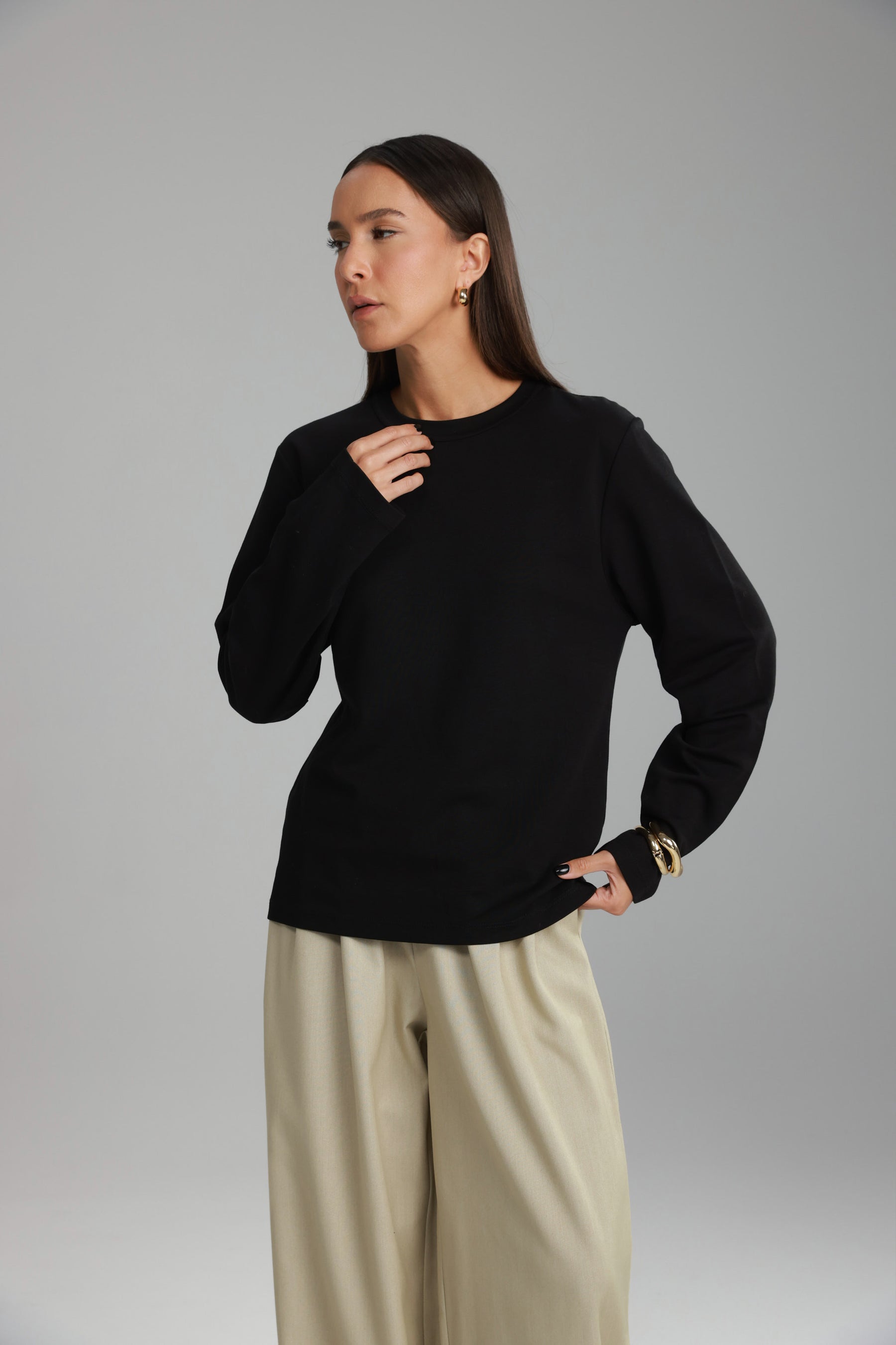 חולצת רורי שחורה