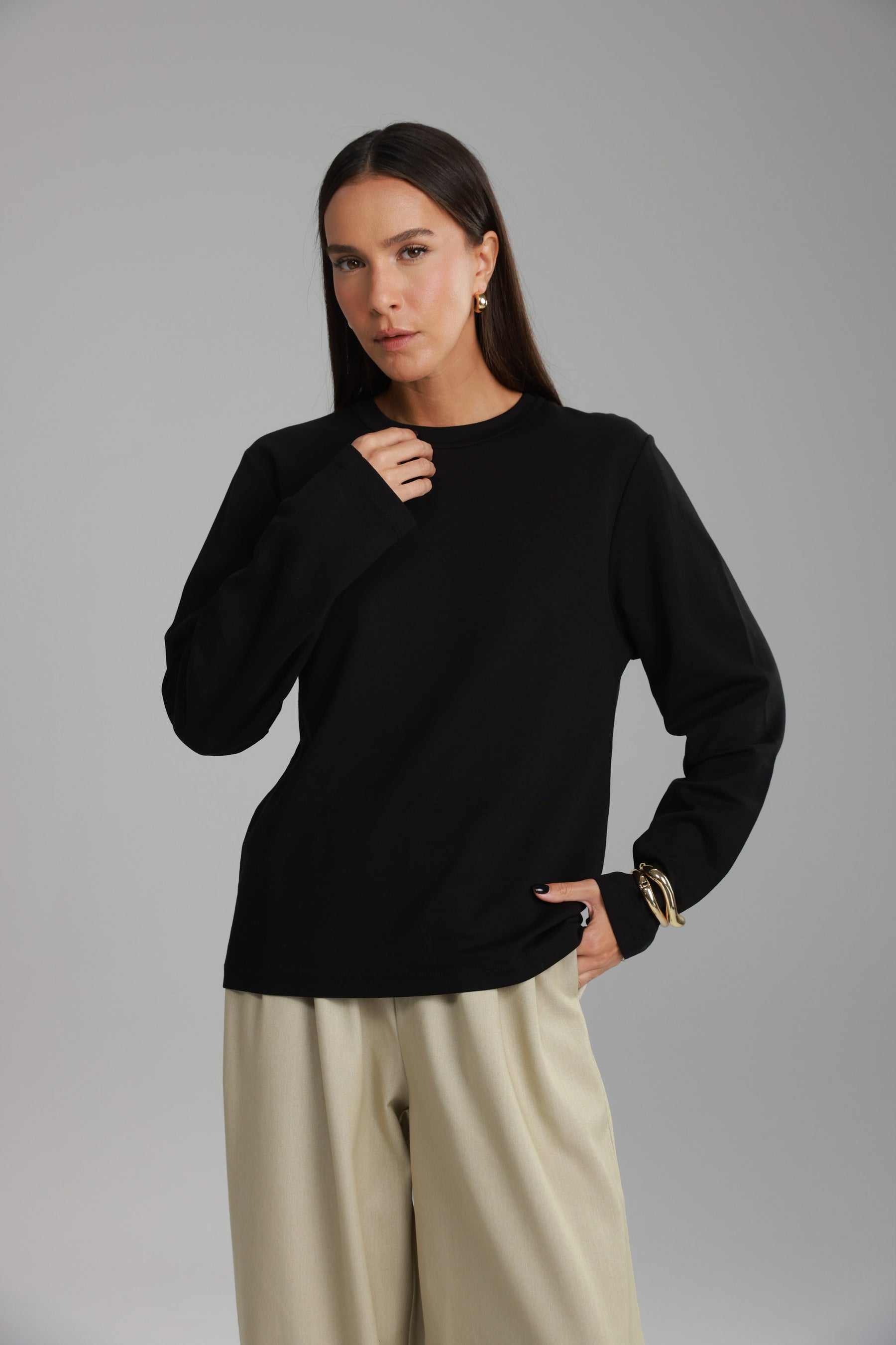 חולצת רורי שחורה