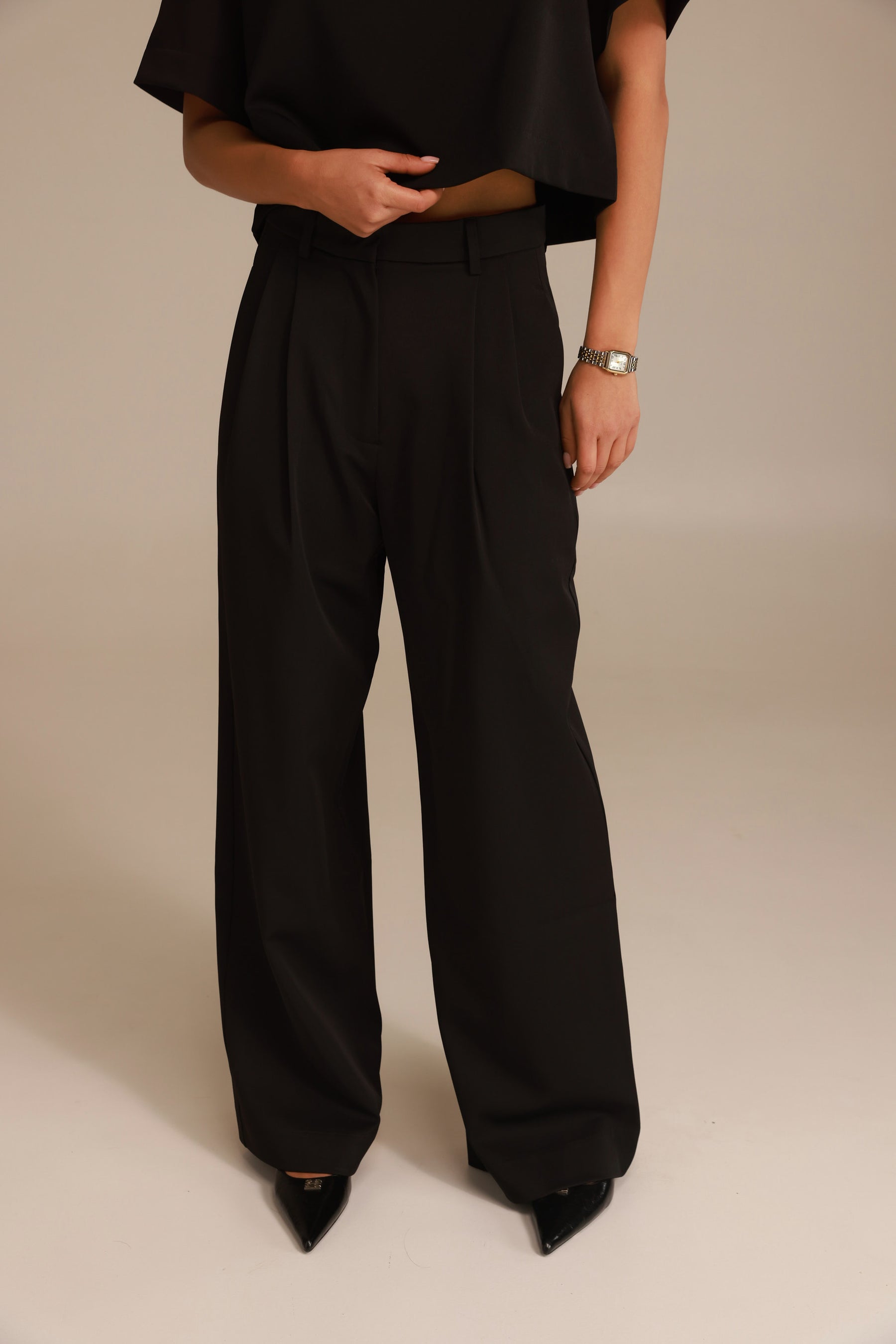 מכנסי לארס שחורים