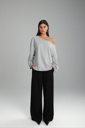 חולצת מרקל אפורה