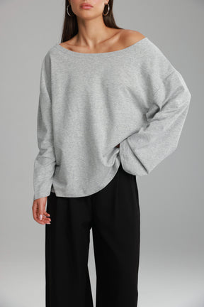 חולצת מרקל אפורה