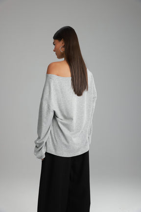 חולצת מרקל אפורה