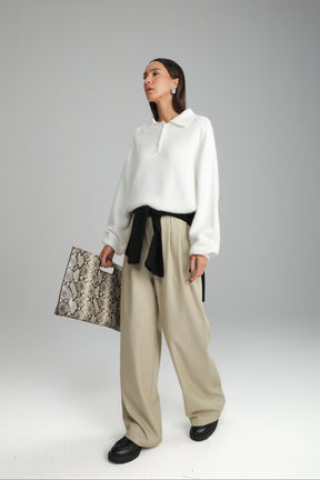 מכנסי מייזי בז'