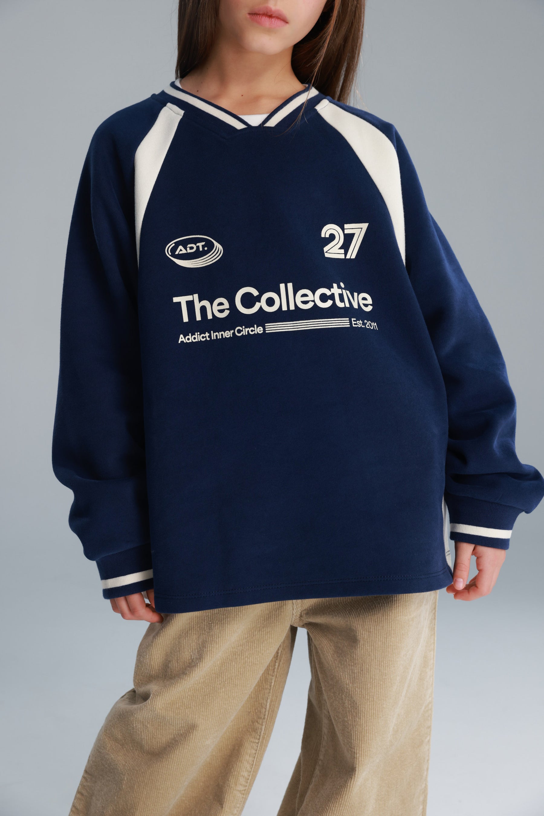 סוויטשירט קולי נייבי