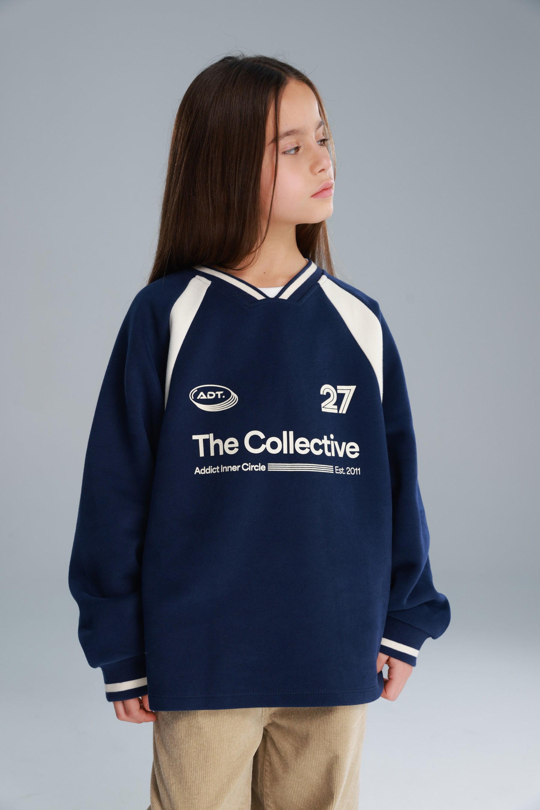 סוויטשירט קולי נייבי