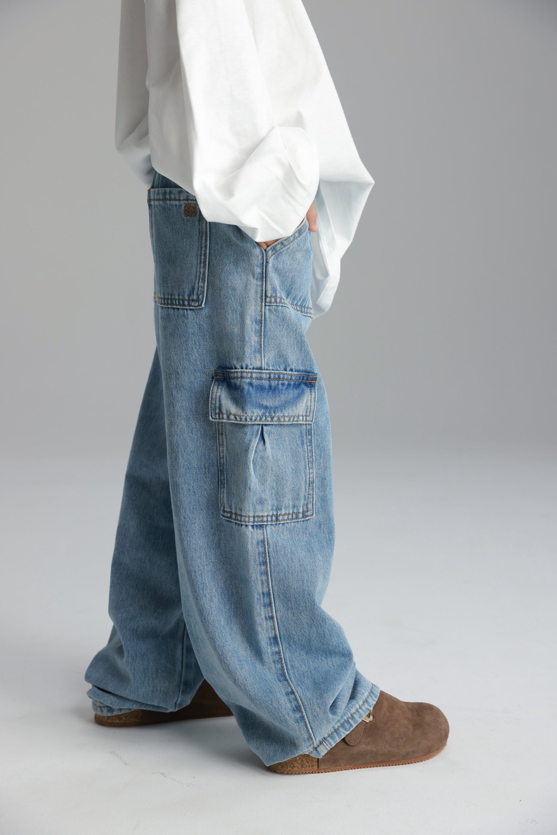 ג'ינס מרטין כחול