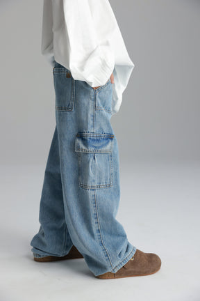 ג'ינס מרטין כחול