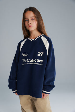 סוויטשירט קולי נייבי