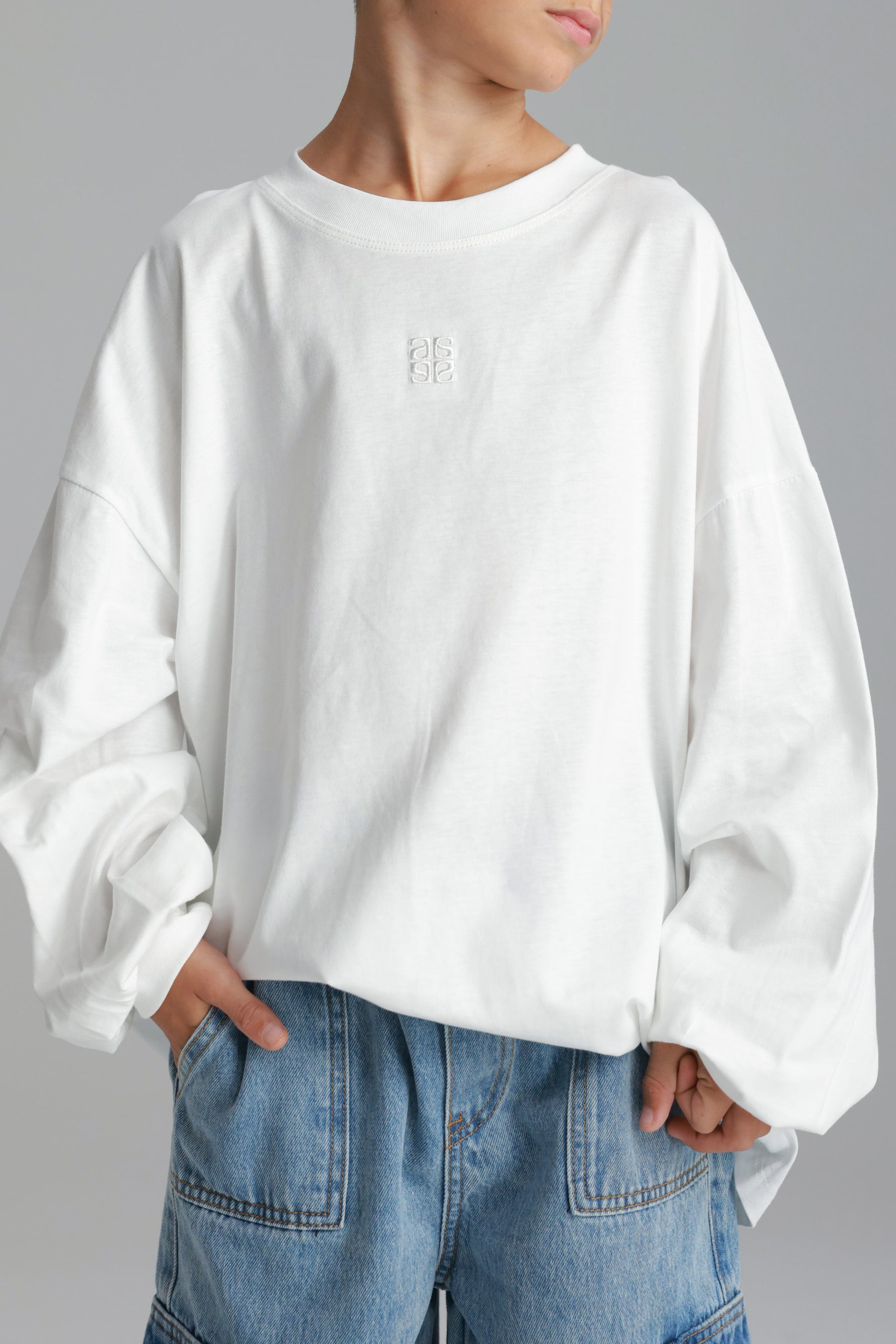 חולצת סנטי לבנה