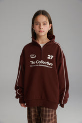 סוויטשירט היידי בורדו