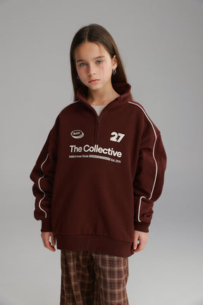 סוויטשירט היידי בורדו