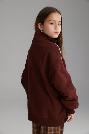 סוויטשירט היידי בורדו