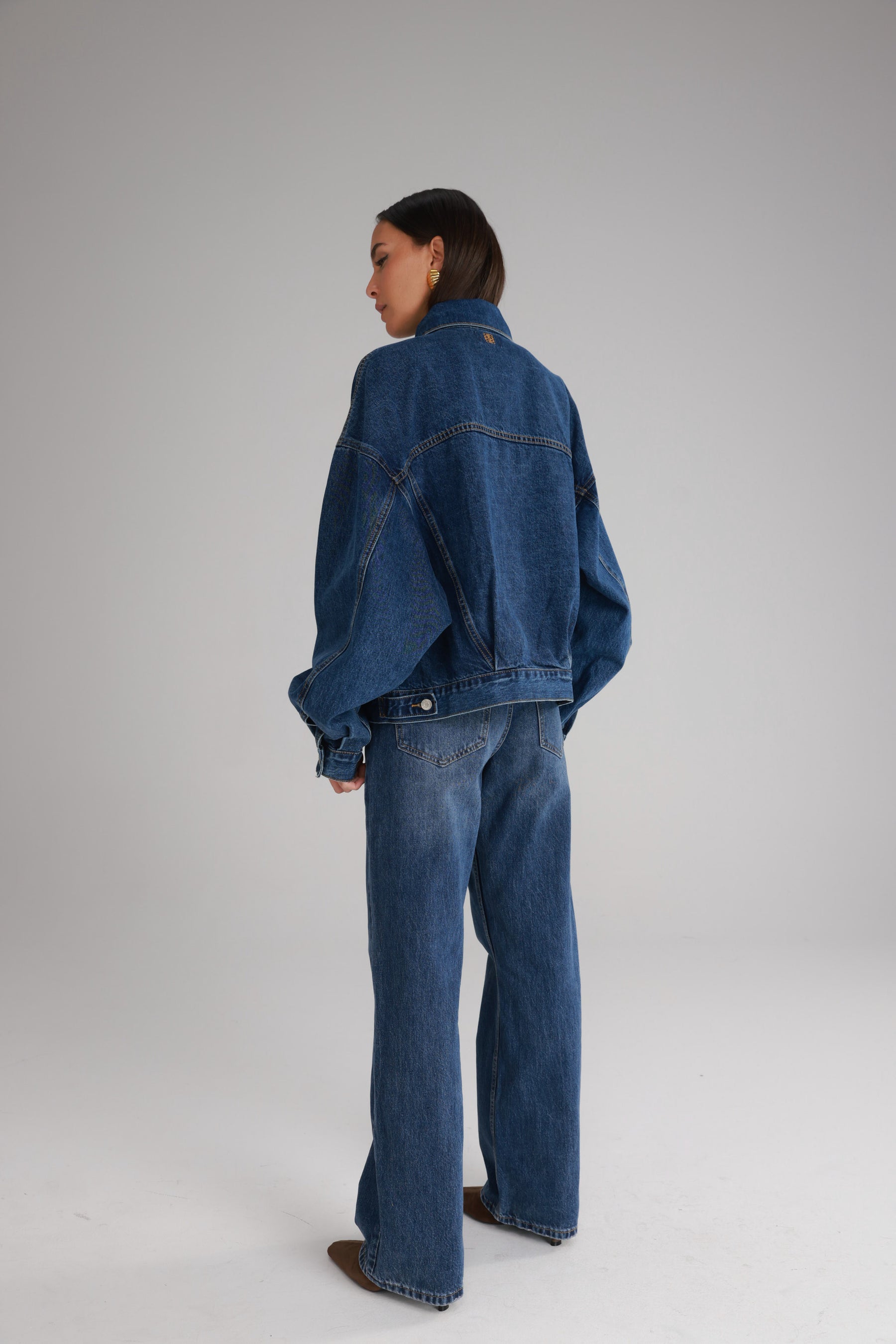 ג'קט ג'ינס אסטון כחול