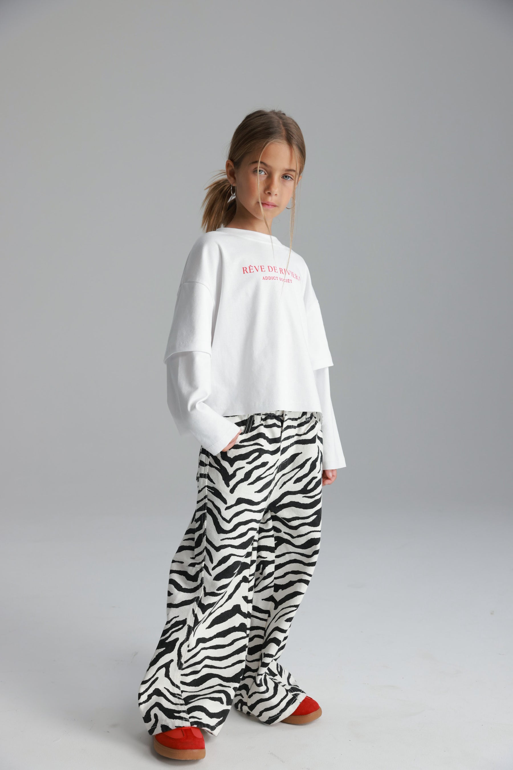 ג'ינס מרינה זברה