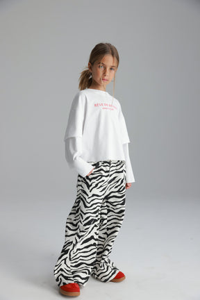 ג'ינס מרינה זברה