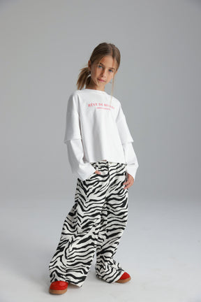 ג'ינס מרינה זברה