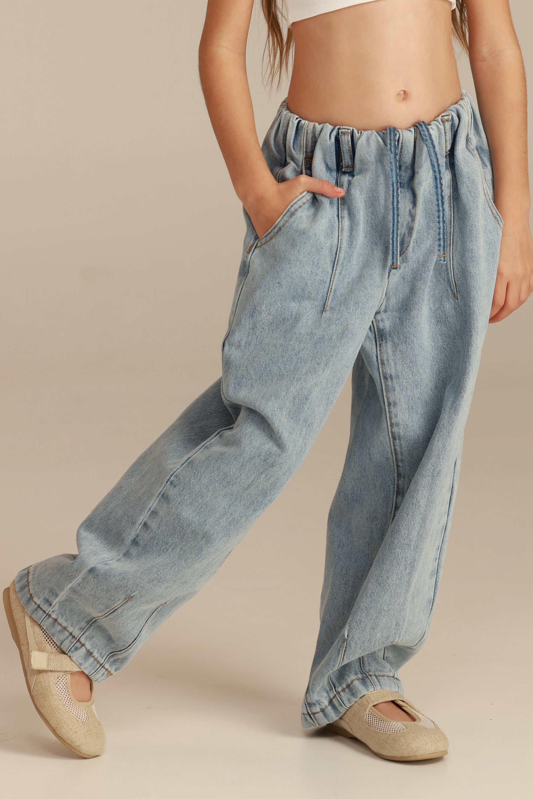 ג'ינס פאולינה כחול בהיר